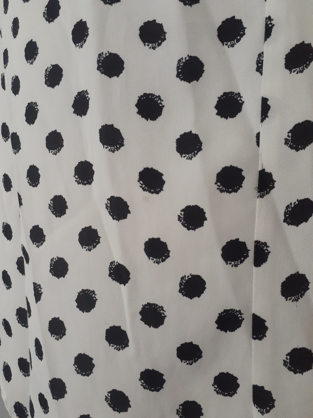 41 Hawthorn White Blouse with Black Polka Dots - Picture 3 of 6